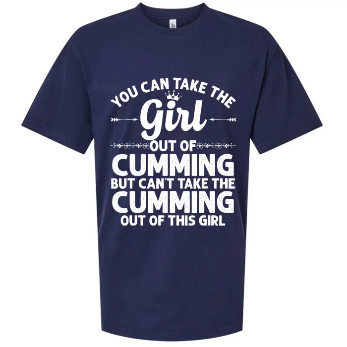 Girl Out Of Cumming Ga Georgia Gift Funny Home Roots Usa Gift Sueded Cloud Jersey T-Shirt