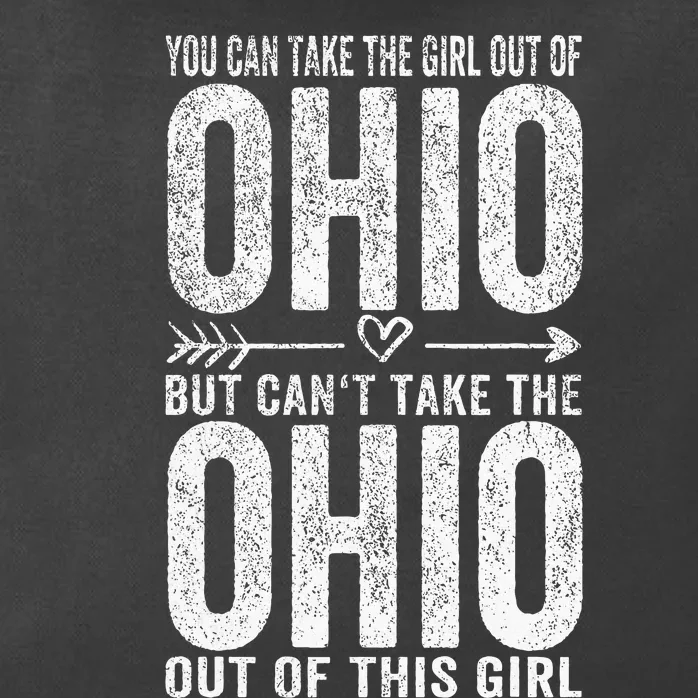 Girl Out Of Ohio Hometown Home Ohio Zip Tote Bag