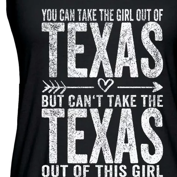 Girl Out Of Texas Hometown Home Texas Ladies Essential Flowy Tank