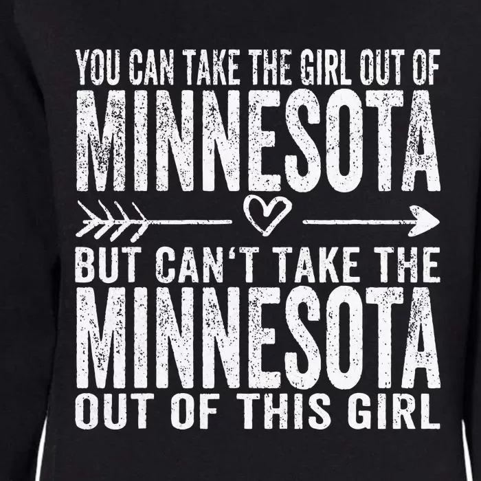 Girl Out Of Minnesota Hometown Home Minnesota Womens California Wash Sweatshirt