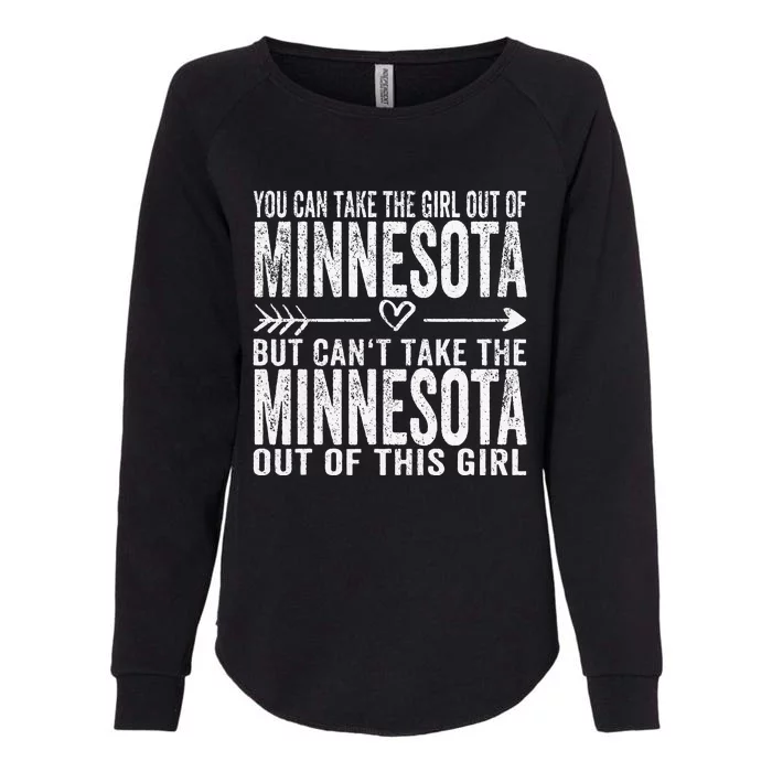 Girl Out Of Minnesota Hometown Home Minnesota Womens California Wash Sweatshirt