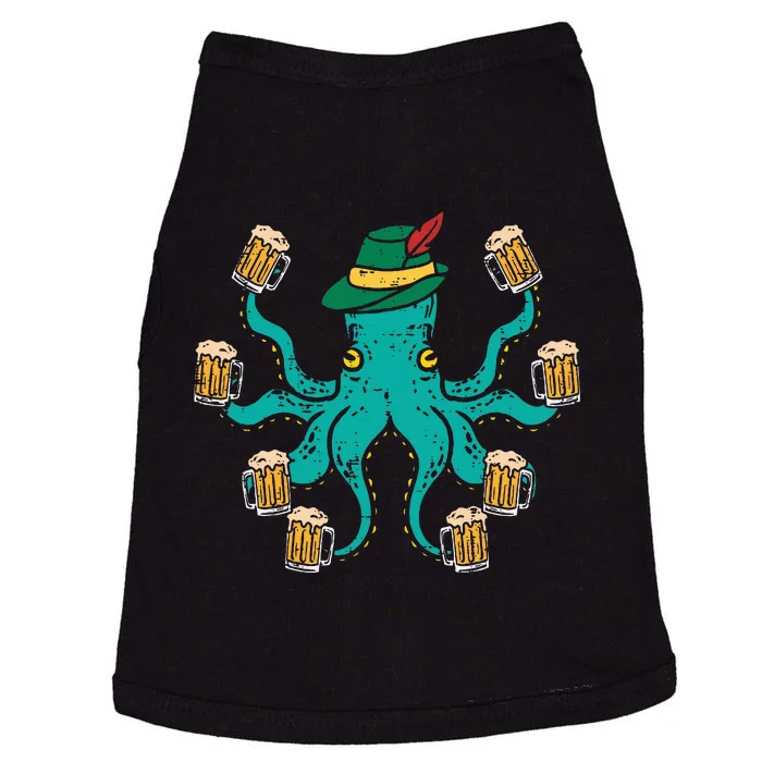 German Octopus Oktoberfest Funny Bavarian Festival Doggie Tank