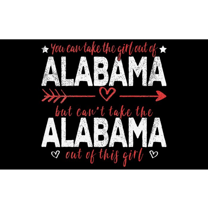 Girl Out Of Alabama Hometown Home Alabama Bumper Sticker