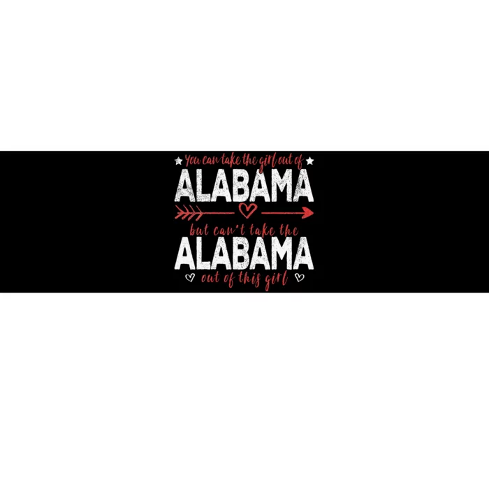 Girl Out Of Alabama Hometown Home Alabama Bumper Sticker