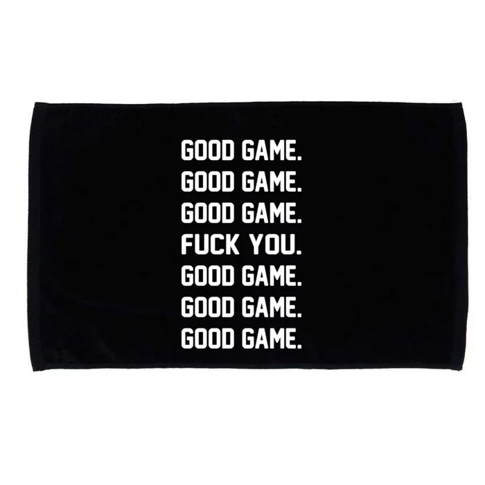 Good Game F You Microfiber Hand Towel