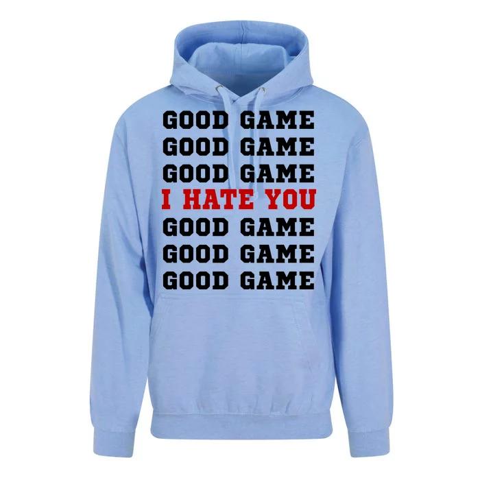 Good Game I Hate You Unisex Surf Hoodie