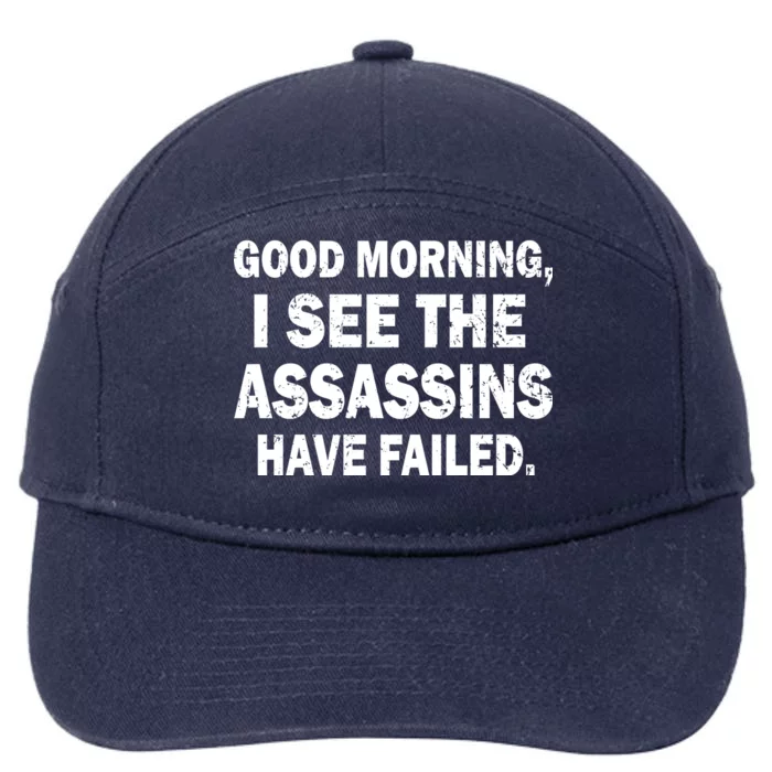 Good Morning Assassins Failed 7-Panel Snapback Hat