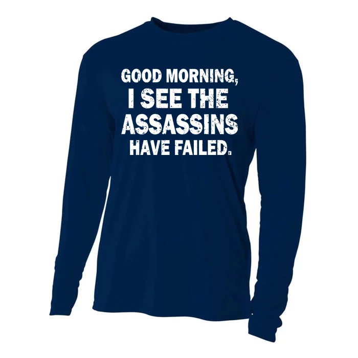 Good Morning Assassins Failed Cooling Performance Long Sleeve Crew