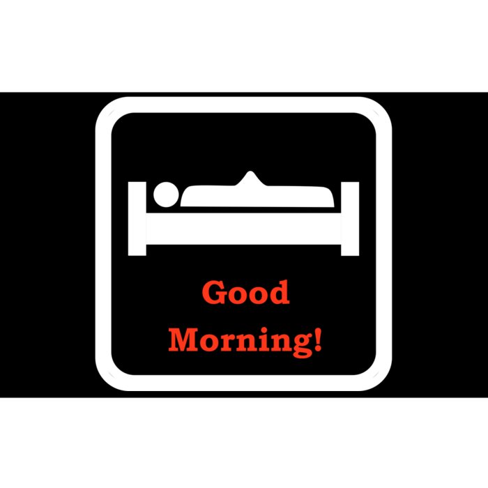 Good Morning Wood Funny Adult Humor Bumper Sticker