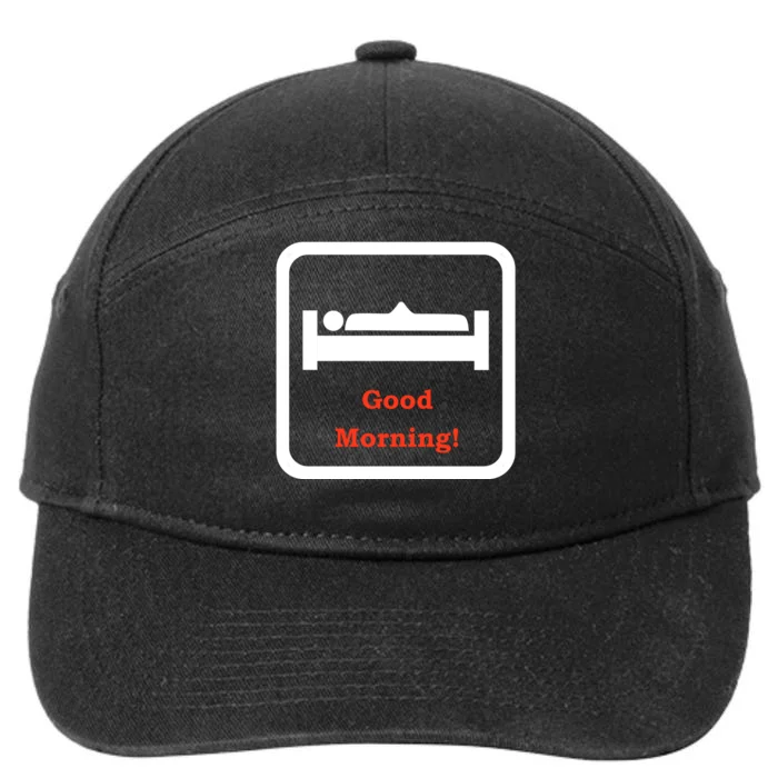 Good Morning Wood Funny Adult Humor 7-Panel Snapback Hat