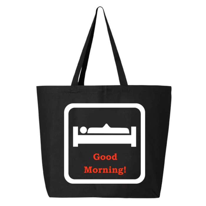 Good Morning Wood Funny Adult Humor 25L Jumbo Tote