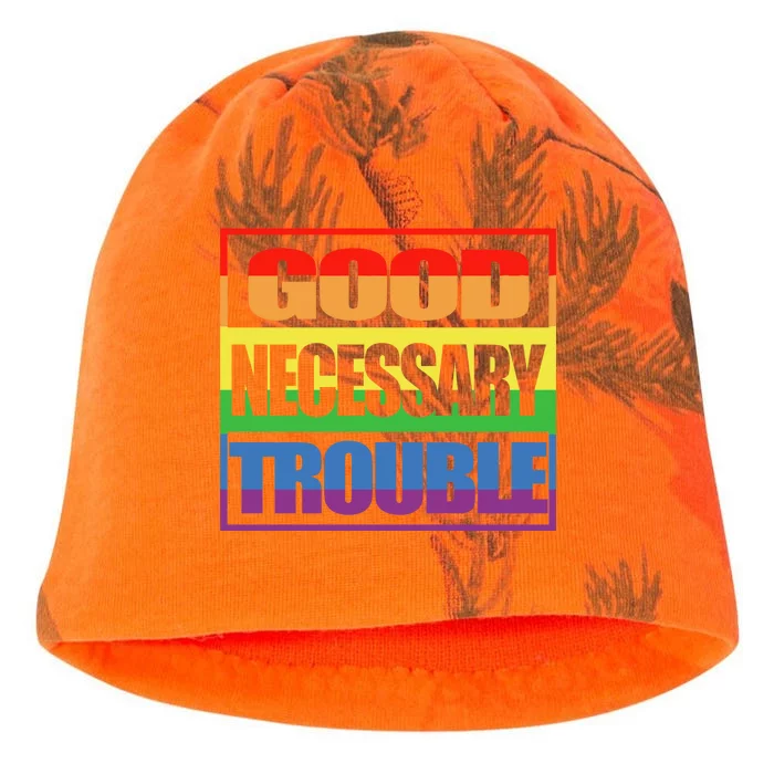 Good Necessary Trouble Rainbow Kati - Camo Knit Beanie