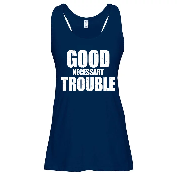 Good Necessary Trouble RIP John Lewis Quote Ladies Essential Flowy Tank