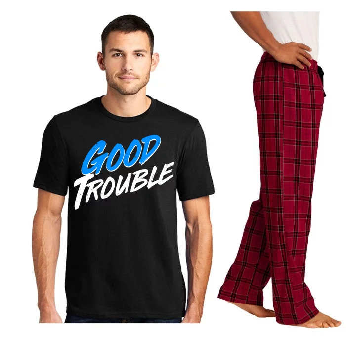 Good Trouble John Lewis Tribute Brush Stroke Pajama Set