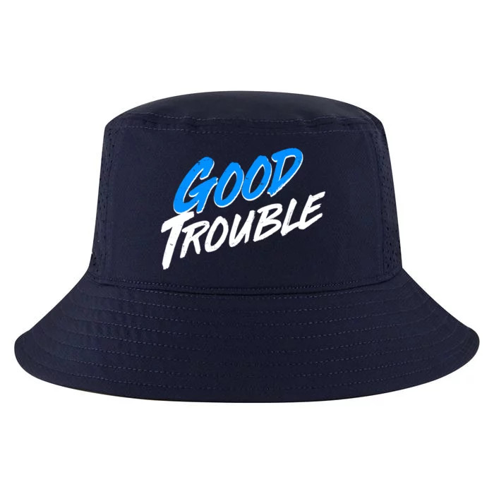 Good Trouble John Lewis Tribute Brush Stroke Cool Comfort Performance Bucket Hat