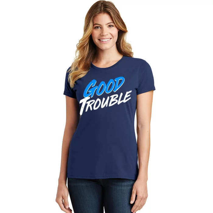 Good Trouble John Lewis Tribute Brush Stroke Women's T-Shirt