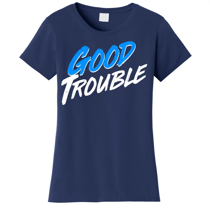 Good Trouble John Lewis Tribute Brush Stroke Women's T-Shirt