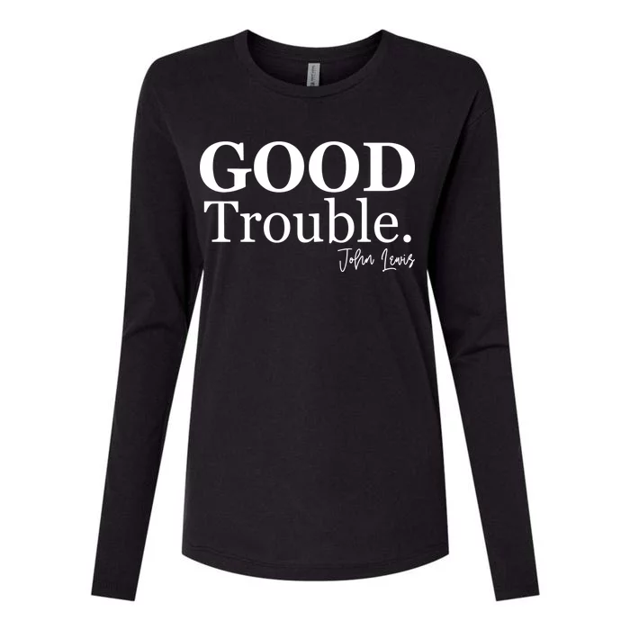 GOOD Trouble RIP John Lewis Womens Cotton Relaxed Long Sleeve T-Shirt