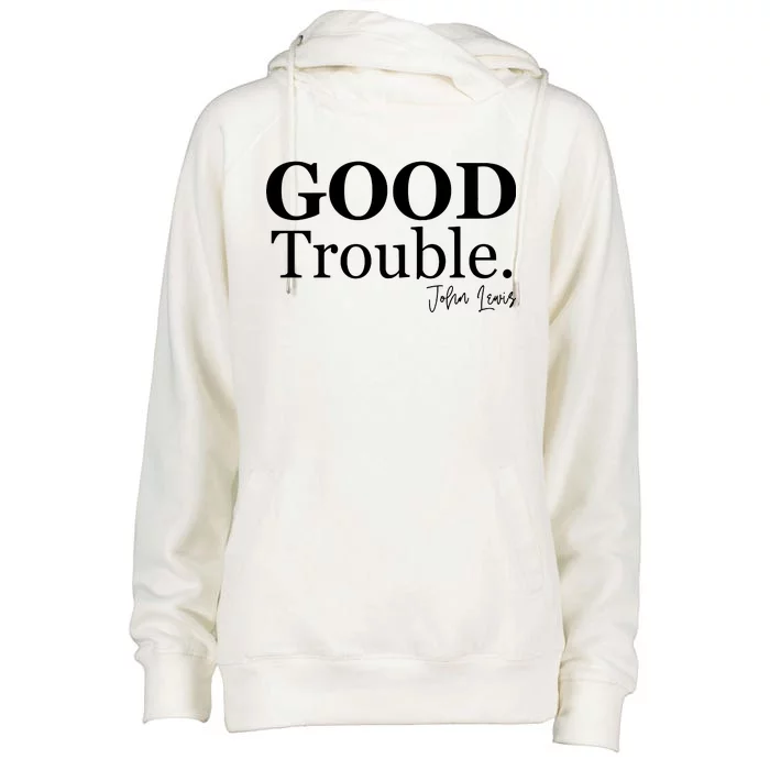 GOOD Trouble RIP John Lewis Womens Funnel Neck Pullover Hood