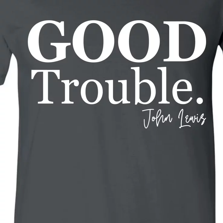 GOOD Trouble RIP John Lewis V-Neck T-Shirt