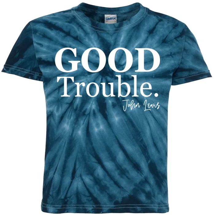 GOOD Trouble RIP John Lewis Kids Tie-Dye T-Shirt