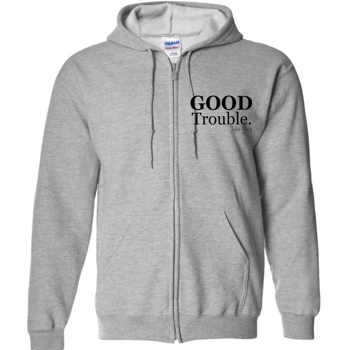 GOOD Trouble RIP John Lewis Full Zip Hoodie