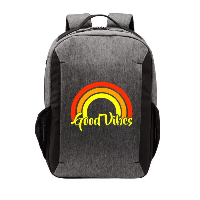 Good Vibes 80s Rainbow Vector Backpack