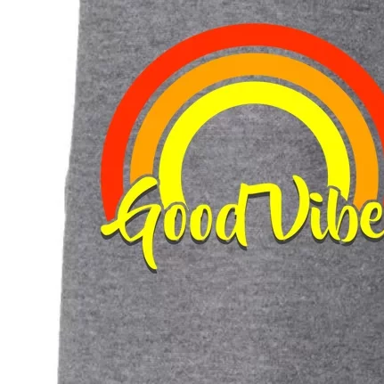 Good Vibes 80s Rainbow Doggie 3-End Fleece Hoodie