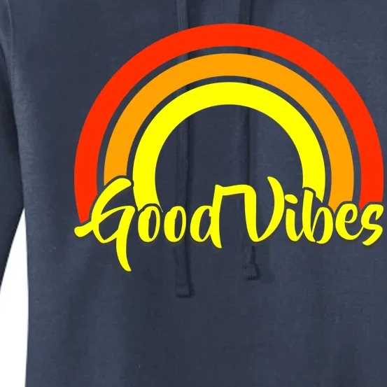 Good Vibes 80s Rainbow Women's Pullover Hoodie