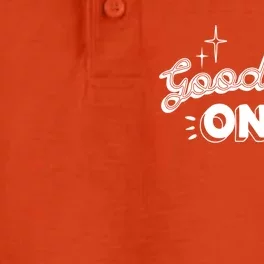 Good Vibes Only Dry Zone Grid Performance Polo