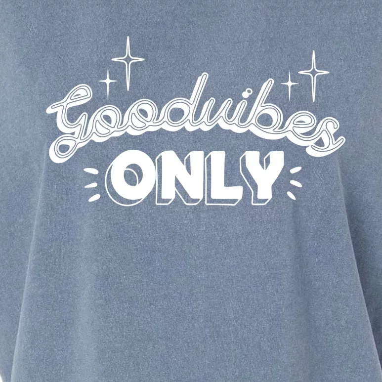 Good Vibes Only Garment-Dyed Women's Muscle Tee