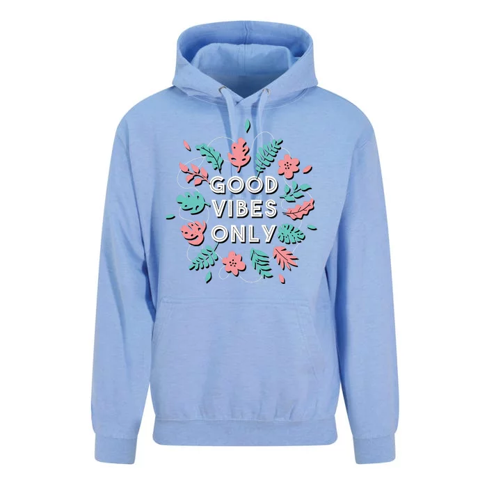 Good Vibes Only Flower Unisex Surf Hoodie