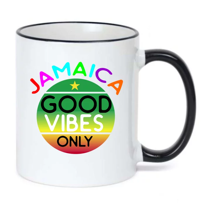 Good Vibes Only Jamaica Black Color Changing Mug