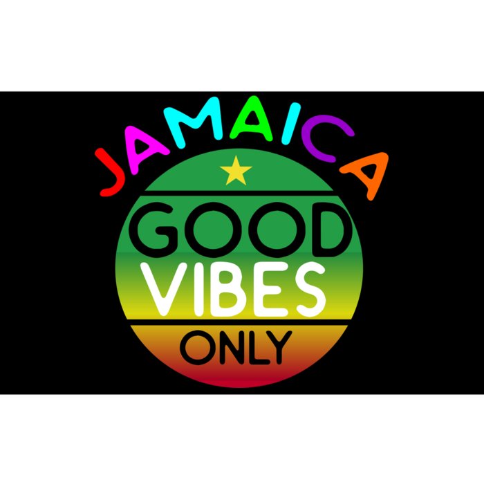 Good Vibes Only Jamaica Bumper Sticker