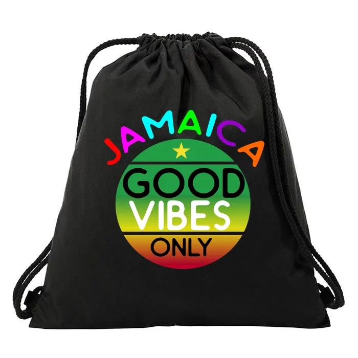 Good Vibes Only Jamaica Drawstring Bag