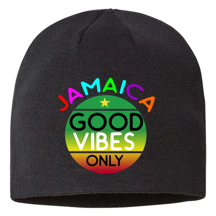 Good Vibes Only Jamaica 8 1/2in Sustainable Knit Beanie