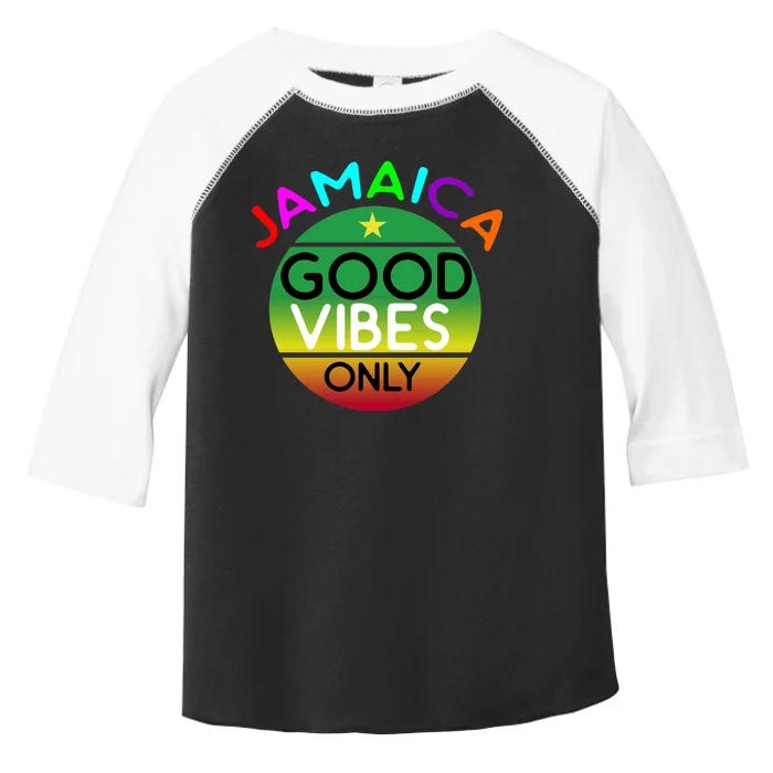 Good Vibes Only Jamaica Toddler Fine Jersey T-Shirt