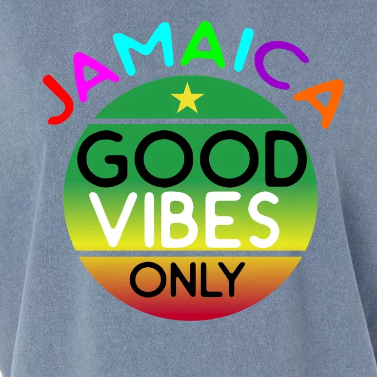 Good Vibes Only Jamaica Garment-Dyed Women's Muscle Tee