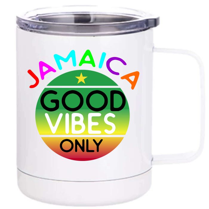 Good Vibes Only Jamaica Front & Back 12oz Stainless Steel Tumbler Cup