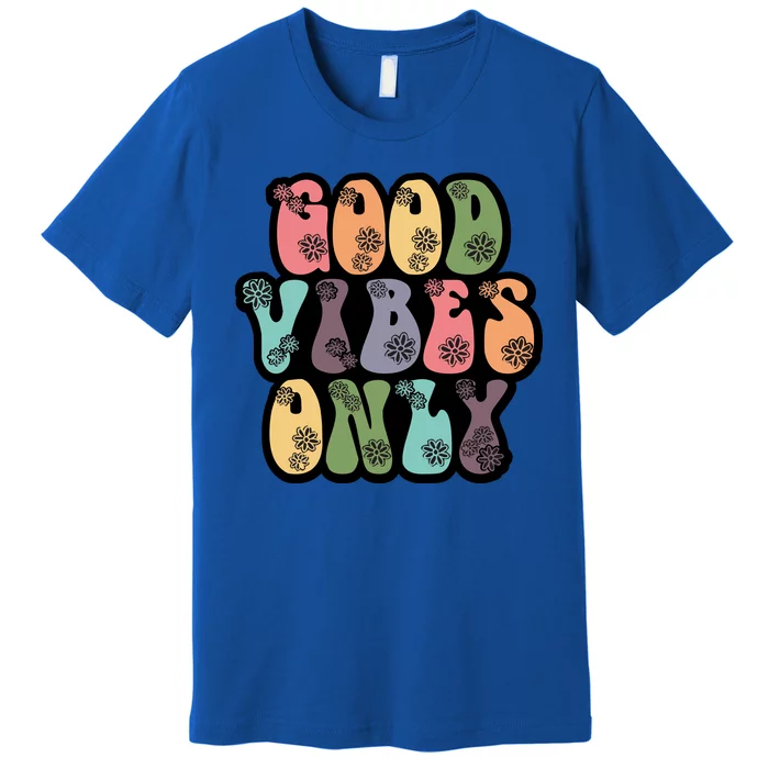 Good Vibes Only Retro 80's Hip Premium T-Shirt