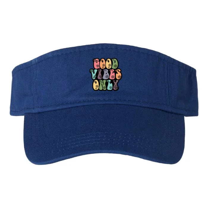 Good Vibes Only Retro 80's Hip Valucap Bio-Washed Visor