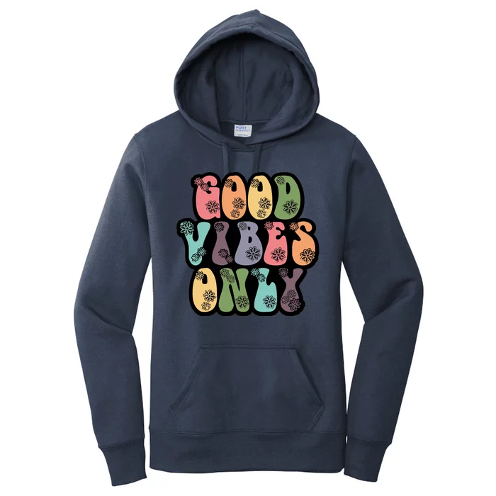 Good Vibes Only Retro 80's Hip Women's Pullover Hoodie