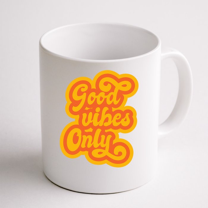 Good Vibes Only Vintage Front & Back Coffee Mug