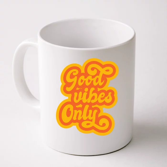 Good Vibes Only Vintage Front & Back Coffee Mug