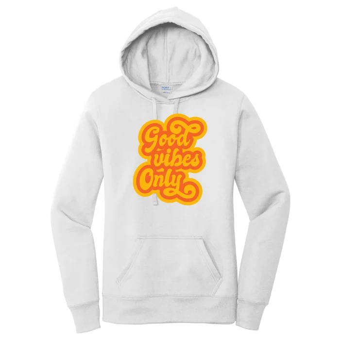 Good Vibes Only Vintage Women's Pullover Hoodie