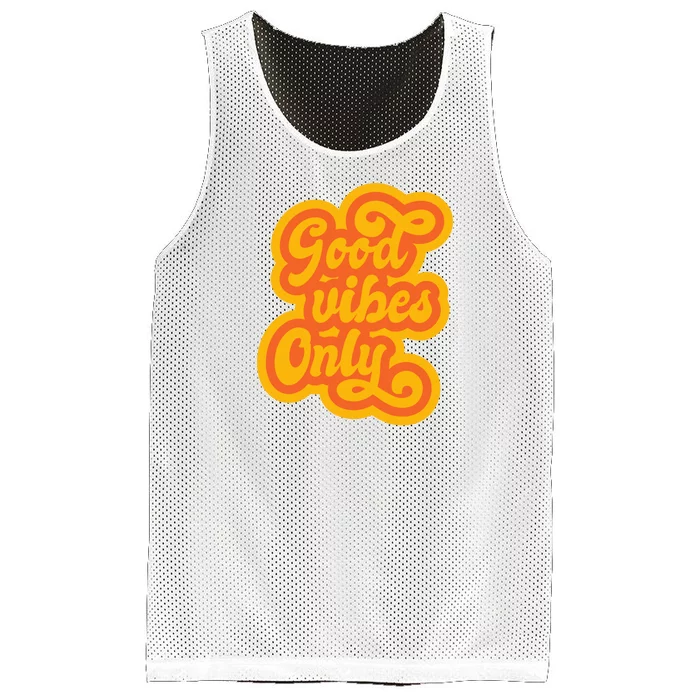 Good Vibes Only Vintage Mesh Reversible Basketball Jersey Tank