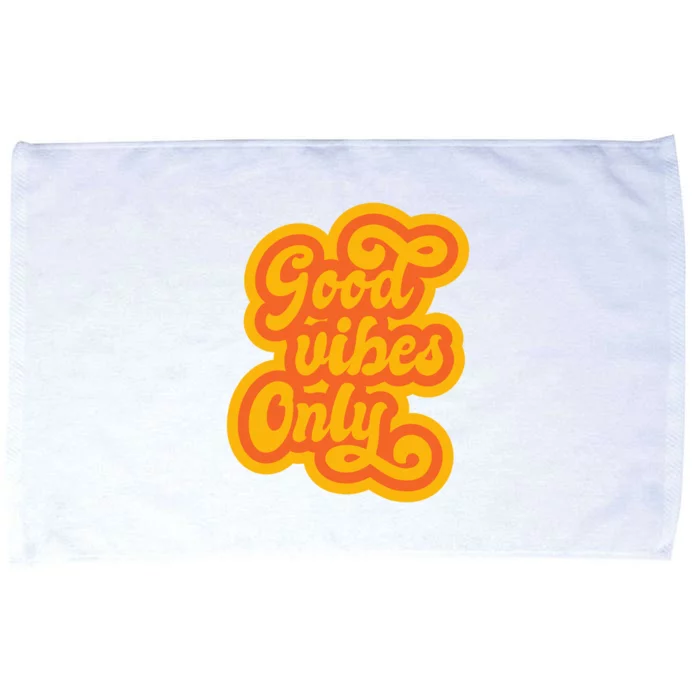 Good Vibes Only Vintage Microfiber Hand Towel