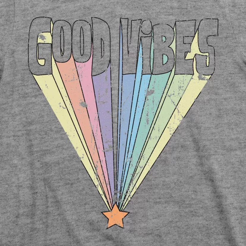 Good Vibes Retro Rainbow T-Shirt