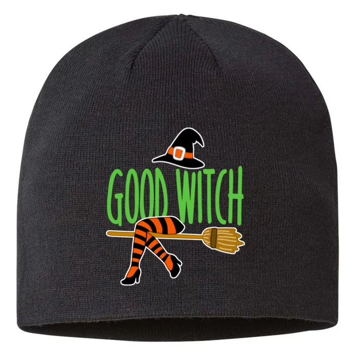 Good Witch Funny Halloween 8 1/2in Sustainable Knit Beanie