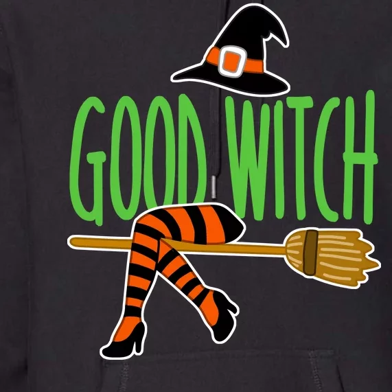 Good Witch Funny Halloween Premium Hoodie